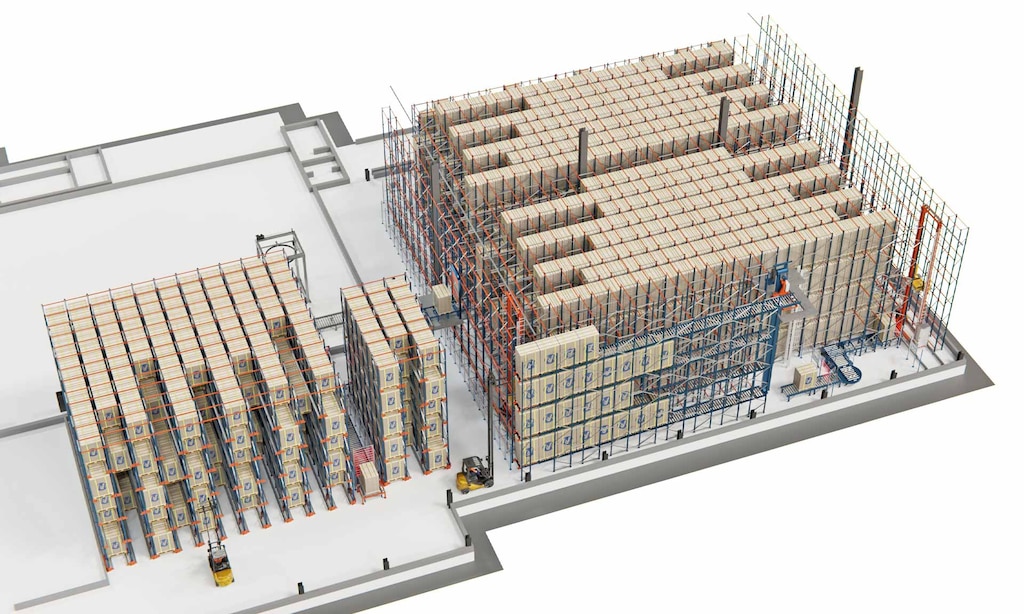 Neues automatisches Lager von Melvit in Polen für die Verwaltung von Haferflocken