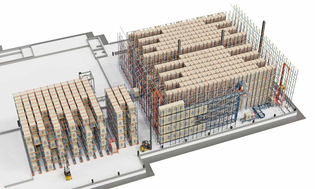 Neues automatisches Lager von Melvit in Polen für die Verwaltung von Haferflocken