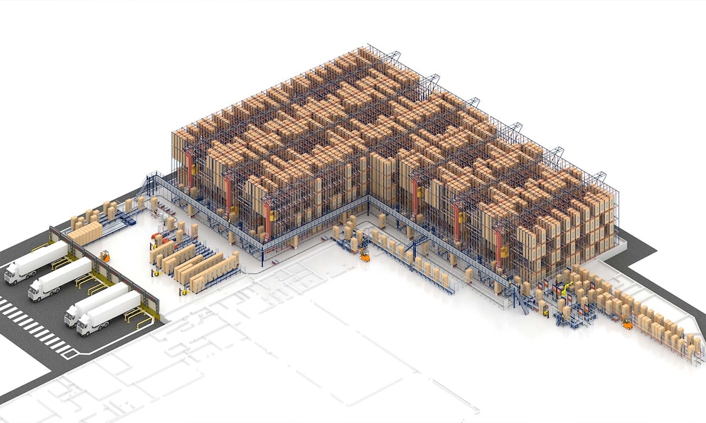 Neues automatisches Lager von PepsiCo Polska ausgestattet mit Lösungen von Mecalux