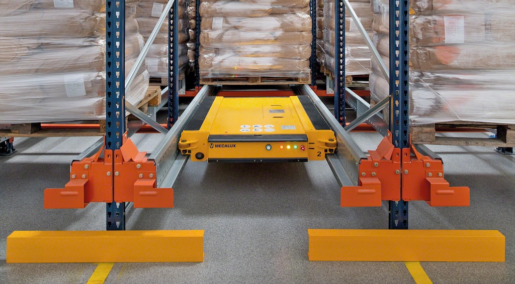 Paletten-Shuttle-System Paletten-Shuttle-System