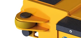 Führungsrollen des Shuttles