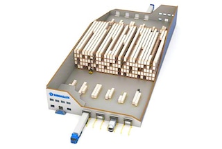 Pallet Shuttle mit zwei Bedienseiten