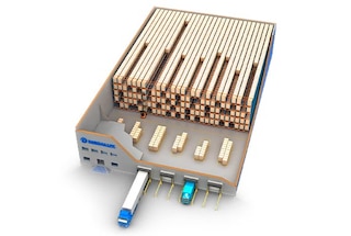 Pallet Shuttle mit einem einzigen vorderen Gang