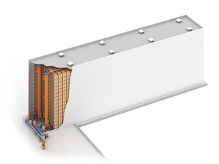 Automatische Hochregallager, in denen Regalbediengeräte für Paletten eingesetzt werden, steigern ihre Produktivität