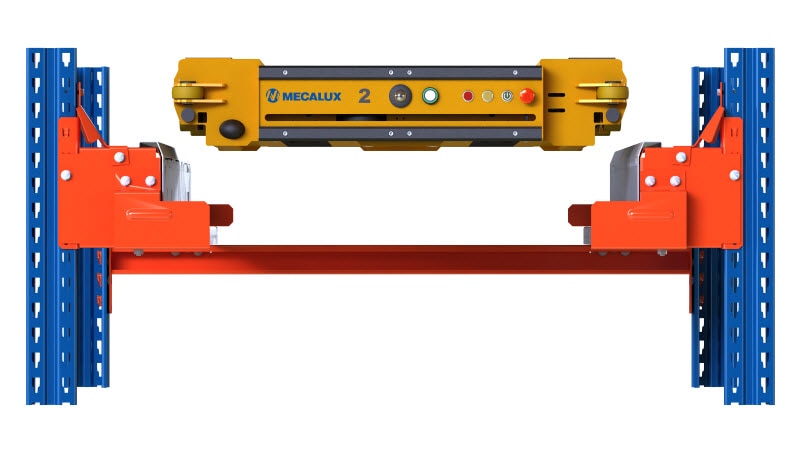 Pallet-Shuttle-System und Easy WMS im Lager von WISAG in Deutschland