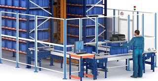 Neues automatisiertes Behälterlager von Airgrup in Sevilla Neues automatisiertes Behälterlager von Airgrup in Sevilla