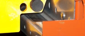 Sensoren am Schienenende Sensoren am Schienenende – Metallregale Mecalux®