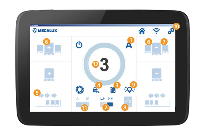 Tablet-PC für den Betrieb bei Raumtemperatur – Metallregale Mecalux®